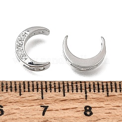 Micropave de latón transparente perlas de circonita&nbsp;CU-CBAC809-01P