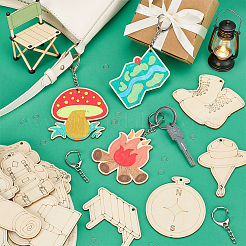 Kits de fabrication de porte-clés bricolage&nbsp;DIY-PH0038-92A
