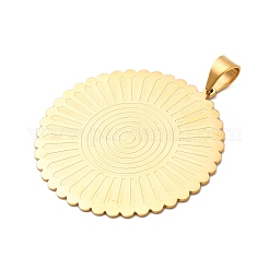 Grands pendentifs en acier inoxydable 304&nbsp;STAS-U043-07C-G