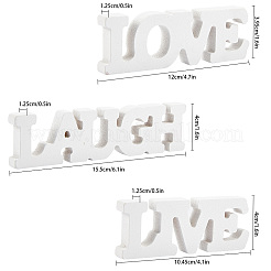 MDF Board Briefe für Wand Home Party Dekorationen&nbsp;DJEW-CN0001-05