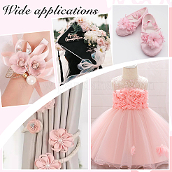 64 Stück Polyesterblume&nbsp;DIY-PH0029-74