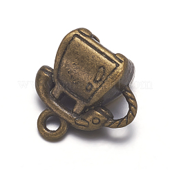 Pendentifs en alliage de style tibétain&nbsp;TIBEP-A100791-AB-LF