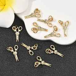 Pendentifs en laiton Shegrace avec micro-pavé de zircone cubique transparente&nbsp;XGRQ2C859-403G