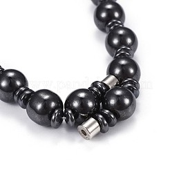 Synthetischen magnetischen Hämatit-Schmuck-Sets&nbsp;SJEW-F201-02