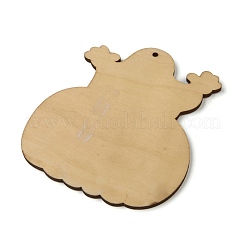 Bois naturel gros pendentifs&nbsp;WOOD-B001-25