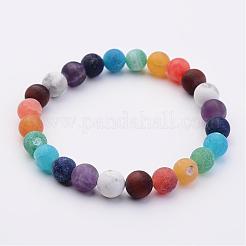 Naturstein Perlen Armbänder strecken&nbsp;BJEW-JB02509