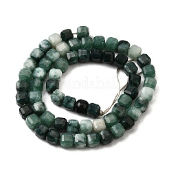 Hilos de abalorios de jade blanco natural&nbsp;G-F797-A17-01B