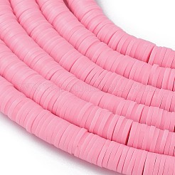 Perle piatte tonde polimero a mano di argilla&nbsp;CLAY-R067-8.0mm-28
