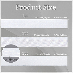3 style de bandes élastiques plates antidérapantes en polyester&nbsp;SRIB-GF0001-47B