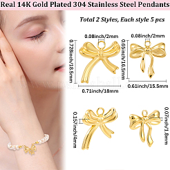 10 pendentif en acier inoxydable 304&nbsp;STAS-BBC0007-91