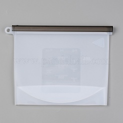 Sacchetti sigillati in silicone alimentare riutilizzabili&nbsp;SIL-O001-B04