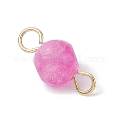 Natürliche bunte Turmalin Würfel Verbinder Charms&nbsp;PALLOY-JF04323-02
