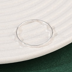 925 schlichter Fingerring aus Sterlingsilber&nbsp;RJEW-P165-01B-S