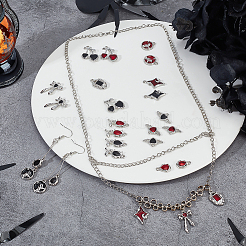 32 pendentif en alliage émaillé rétro de 16 styles&nbsp;ENAM-PH0003-13