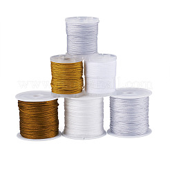 6 rouleau de cordon tressé en nylon bicolore&nbsp;NWIR-TA0001-46A