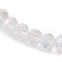 2 bracciale elastico con perline di vetro in 2 stili per donna&nbsp;BJEW-JB11866