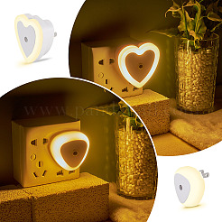 4 stücke 2 arten abs kunststoff sensor led nachtlicht&nbsp;AJEW-TA0002-99