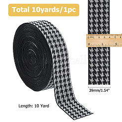 10 Yards flache elastische Nylon-Jacquardschnur&nbsp;OCOR-HS0001-01B