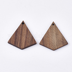 Anhänger aus ungefärbtem Walnussholz&nbsp;X-WOOD-T023-07