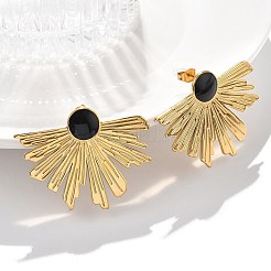 Ohrstecker aus 304 Edelstahl für Damen&nbsp;EJEW-K306-32G
