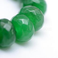 Chapelets de perle en jade blanc naturel&nbsp;G-R343-2x4-12