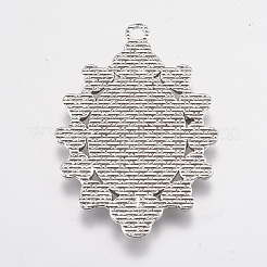 Supports de cabochon de zinc de style tibétain en alliage&nbsp;TIBEP-M003-04AS-RS