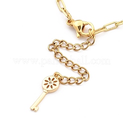 Pulseras con dijes de circonita cúbica transparente con micro pavé de latón&nbsp;BJEW-JB05410