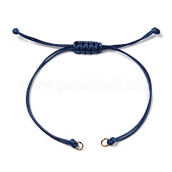 Bracelets coréens tressés en corde de polyester ciré&nbsp;MAK-T010-03G