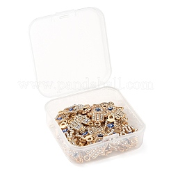 40 stücke 4 stil legierung strass Verbinder/verbinder&nbsp;ALRI-LS0001-01