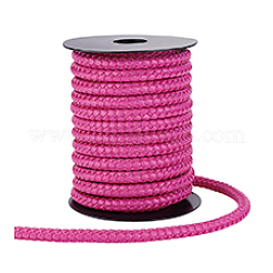 10m rundes geflochtenes Kunstlederband&nbsp;OCOR-WH0105-061B