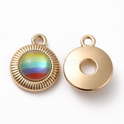 Pendentifs en résine opaque imprimée&nbsp;LS-FIND-E020-07G-03