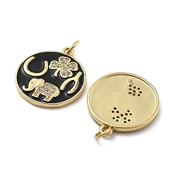 Ottone micro spianare pendenti zirconi&nbsp;KK-U060-05G