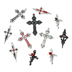 48 pz 12 stili pendenti in lega di stile tibetano&nbsp;FIND-CJ0005-16