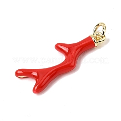 Ciondoli smaltato in ottone&nbsp;KK-H267-001G