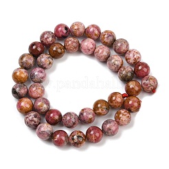 Natur Rhodonit Perlen Stränge&nbsp;G-G206-A02-10mm