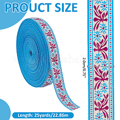 Ruban vintage en nylon jacquard de 25 mètre&nbsp;OCOR-ME0001-87