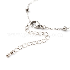 Braccialetti a catena satellitare in ottone fatti a mano che fanno accessori&nbsp;AJEW-JB01025