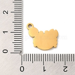 Ionenplattierung (IP) 304 Edelstahl Emaille Anhänger&nbsp;STAS-Q301-11G