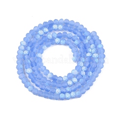 Abalorios de vidrio transparente hebras&nbsp;EGLA-A044-T2mm-MB14