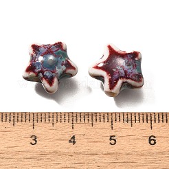 Perles en porcelaine manuelles&nbsp;PORC-H013-05-02