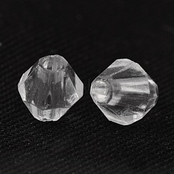 6 mm facettierte Bicone Kristallperlen transparent klar Acrylperlen&nbsp;X-DBB6mm01