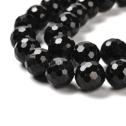 Natürliche schwarze Turmalin Perlen Stränge&nbsp;G-K345-A04-03