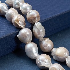 Natürliche Barockperle Keshiperlen Stränge&nbsp;PEAR-K004-20