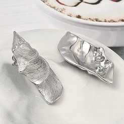 Pendientes de hoja de acero inoxidable 304&nbsp;LS-EJEW-K268-54P