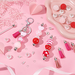 Kit per realizzare portachiavi con perline fai da te&nbsp;DIY-PH0017-44