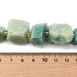 Rohe raue natürliche Amazonitperlenstränge&nbsp;G-Z087-B24