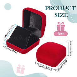 Portagioie in velluto&nbsp;CON-WH0085-110C