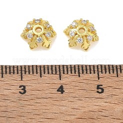 Coupelles en laiton avec zircone cubique à micro-pavé&nbsp;CU-CBAA9C2-08G