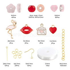 Ensemble de bijoux de bricolage faisant des kits pour la saint valentin&nbsp;DIY-LS0001-85