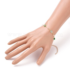 Pépites bracelets de perles de pierres précieuses naturelles&nbsp;BJEW-JB05705